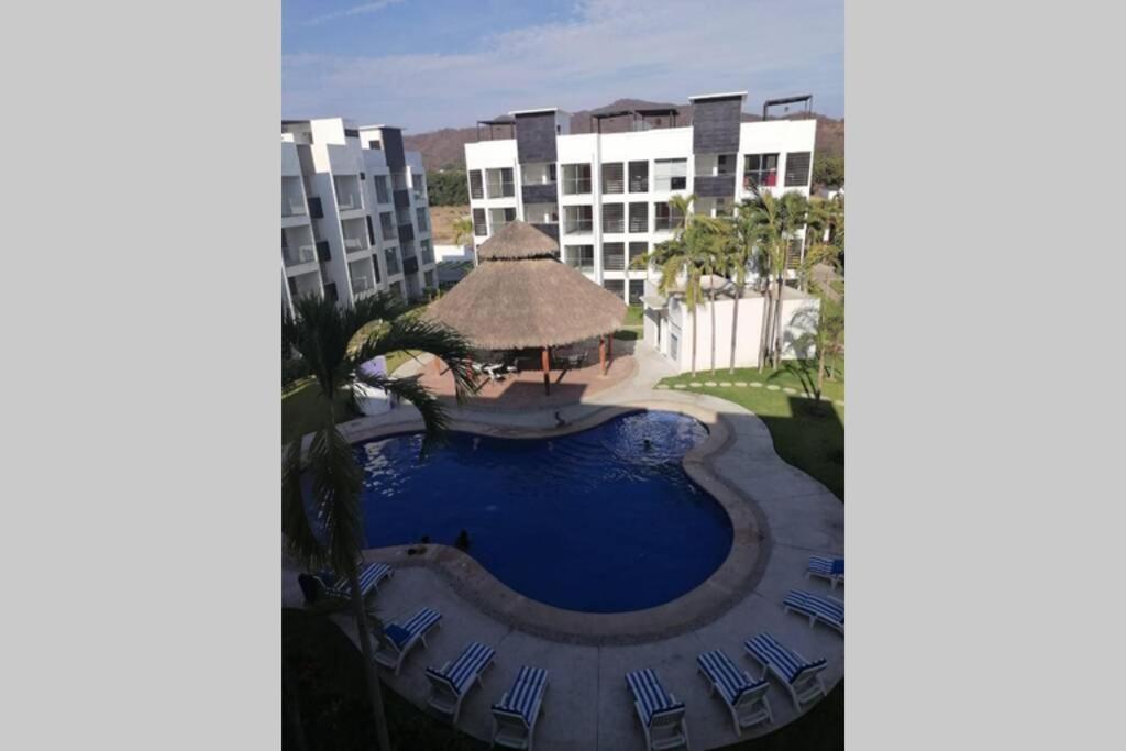 Appartement Departamento De Lujo En Manzanillo, Planta Baja Frente A La Alberca Extérieur photo
