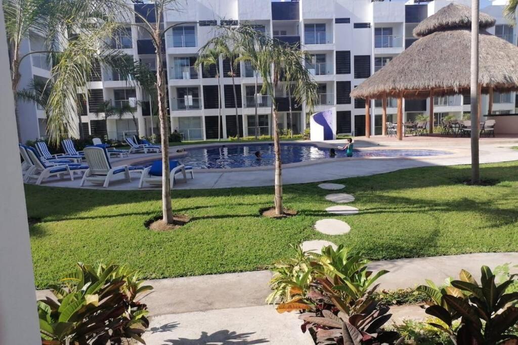 Appartement Departamento De Lujo En Manzanillo, Planta Baja Frente A La Alberca Extérieur photo