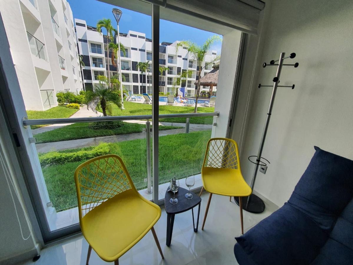 Appartement Departamento De Lujo En Manzanillo, Planta Baja Frente A La Alberca Extérieur photo