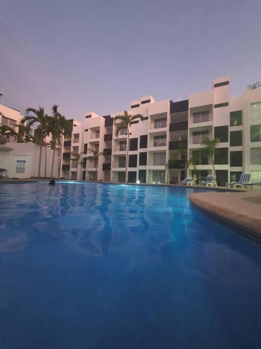 Appartement Departamento De Lujo En Manzanillo, Planta Baja Frente A La Alberca Extérieur photo