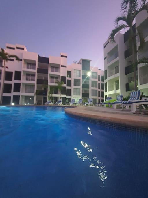 Appartement Departamento De Lujo En Manzanillo, Planta Baja Frente A La Alberca Extérieur photo