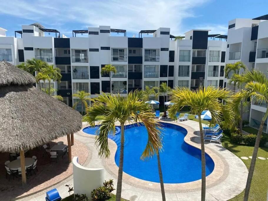 Appartement Departamento De Lujo En Manzanillo, Planta Baja Frente A La Alberca Extérieur photo